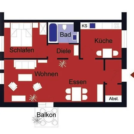 Apartment Ostseeblick, Wustrow 27 *